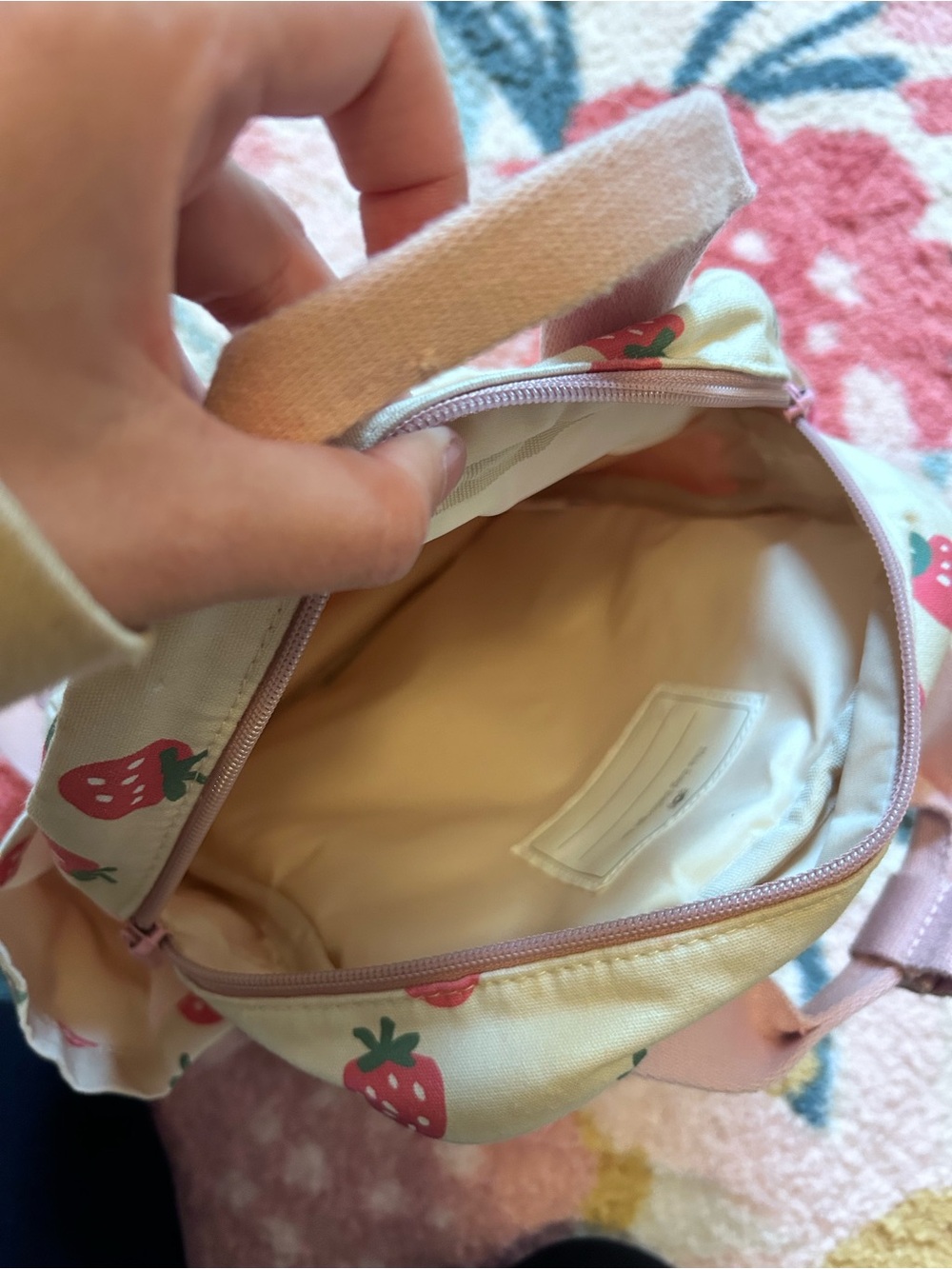 Itzy Ritzy Strawberry Mini Backpack - Picture 2 of 2